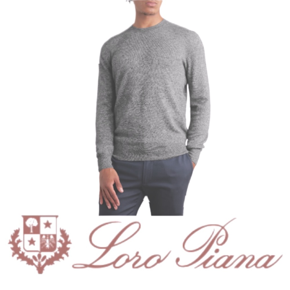 Loro Piana Gray Men's Sweater